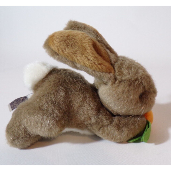 A&A Plush Bunny Rabbit with Carrot - Stuffed Animal - Picture 3 of 4